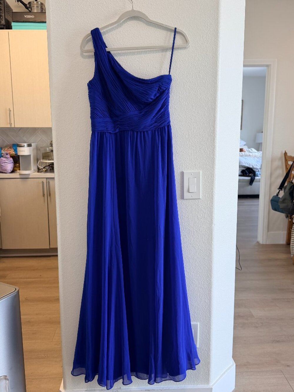 Ralph Lauren Evening - One-Shoulder Chiffon Gown – Size 6 – NWT 💙